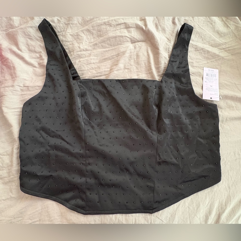 wild fable Black Smocked Tube Top